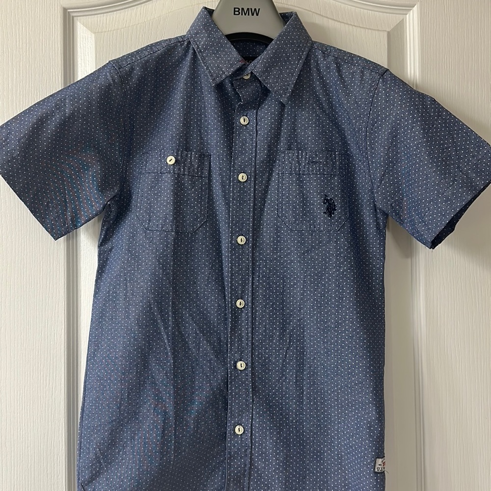 Polo Boys Short sleeve button down shirt